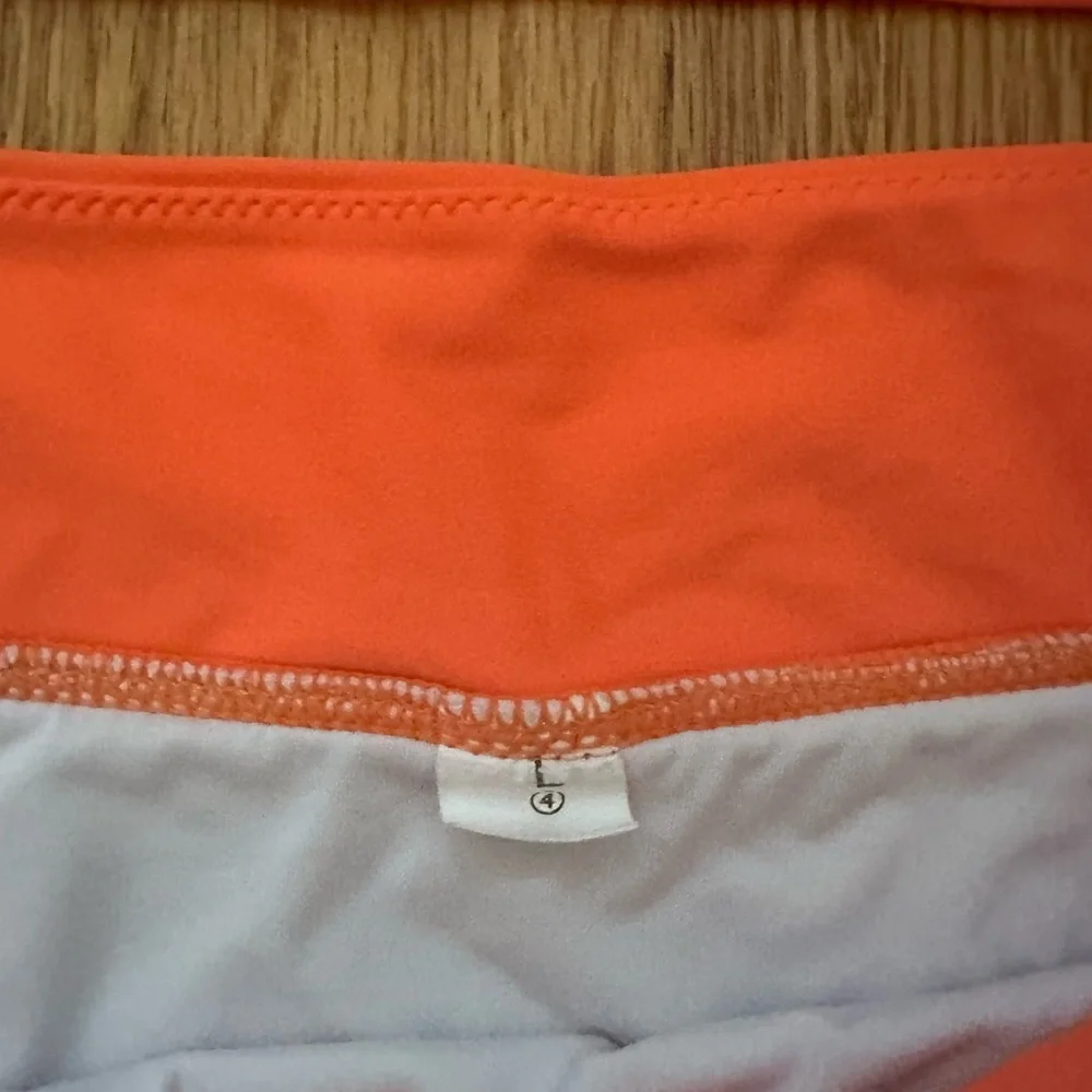 Zaful Pink, White & Orange Bikini Set - Picture 6 of 6